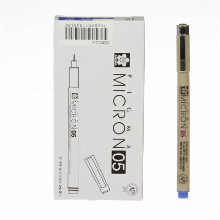 XSDK05 BLUE PIGMA MICRON PEN SIZE 05 - North Country Quilters
